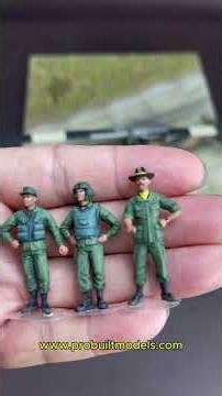 1/48 UH-1D Huey Preparing for a Mission | Vietnam Airfield #Shorts