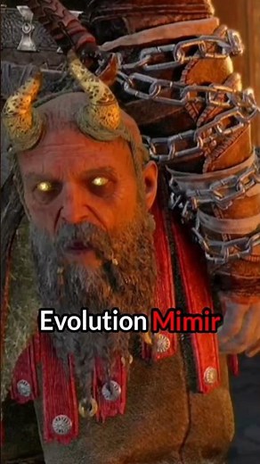 This is the evolution of Mimir in God of War #shorts #godofwar #kratos
