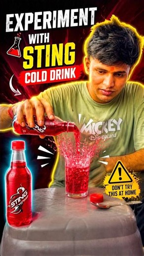 Viral cold drink experiment 😱😱😱😱 #unboxing #unpacking #viralvideo