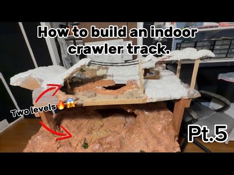 Part 5 of building a indoor crawler track for my micro crawlers!! 