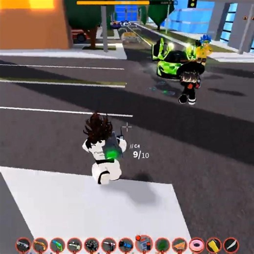 C4 is the Criminals' Taser😎 #jailbreak #roblox #jailbreaknewupdate
