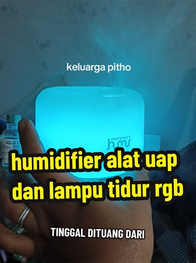 humidifier diffuser led rgb bisa jadi lamou tidur #humidifier #alatuap #humidifierrgb #lamputidurrgb#tibatibathr