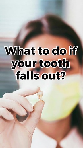 An Avulsed tooth is considered a dental emergency. You have to act...