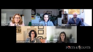 32K views · 99 reactions | The Online MBA For Experienced Professionals: Poets&Quants speaks with recent alumni with years of workexperience from UNC Kenan-Flagler Business School, Kelley School of Business, Harbert College of Business, and Jack Welch Management Institute about their Online MBA experience, how the degree impacted their career, why they chose to go back to school, networking and much more. #onlinemba | Poets&Quants | Facebook