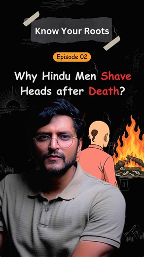 Akshit Sharma on Instagram: "Why Hindus shave their heads after the death in their house? It’s not just ritual — it’s about purity, mourning, and a symbolic rebirth reminding us that before death, everyone is equal. . . . . . . . #HinduTraditions #IndianCulture #GarudaPuran #DeathRituals #KnowYourRoots #HinduismExplained #IndianCustoms #SpiritualIndia #CultureUnfolded #StoriesWithAkshit #knowyourroots"