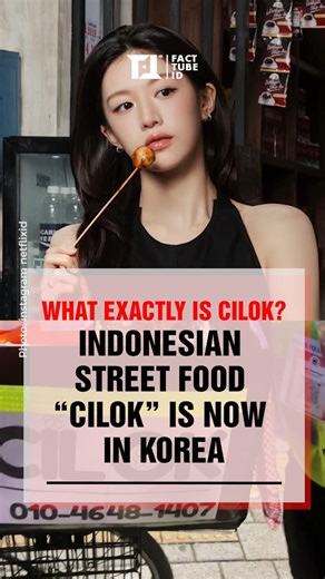 Did You Know Indonesian Street Food Cilok Is Now in Korea? #shorts