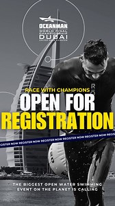 39 reactions · 9 comments |  IT’S OFFICIAL: REGISTRATION IS OPEN  The biggest open water swimming event of the year is calling   OCEANMAN WORLD FINAL CHAMPIONSHIP – DUBAI 2025  December 4–7 | An unforgettable finale in the heart of the desert.  Swim beneath the skyline. Race with champions. Claim your place in history. This isn’t just a race — it’s THE race. Are you in?  SIGN UP NOW — LINK IN BIO | OCEANMAN | Facebook