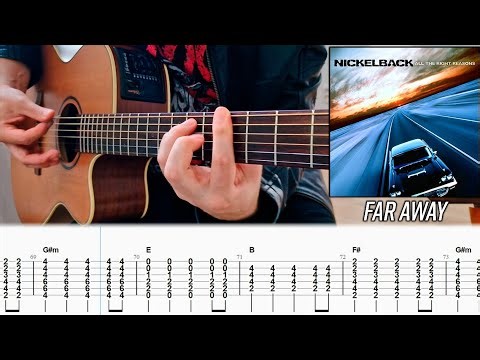 Nickelback - Far Away - (Acoustic cover + Tab)