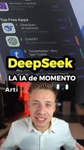3.4K views · 97 reactions |  DeepSeek: La IA China que hace temblar a toda la industria de la IA  Es Gratis, de código abierto y aprende como un humano.  Nvidia ha perdido 600 MIL MILLONES en un dia. ⏳Te explico cómo usarla en 60 segundos.  #DeepSeek #InteligenciaArtificial #ChatGPT #OpenSource #IA #IAEmpresarial #nvidia | IA Empresa | Facebook