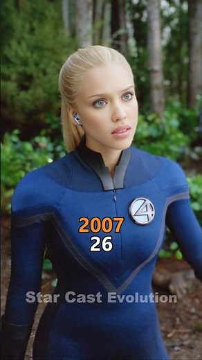 Fantastic Four (2007–2025) Cast Then and Now | Marvel’s First Family Evolution #shorts