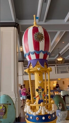 Mickey Mouse Easter Egg at Beach club resort is fantastic #waltdisneyworld #easter