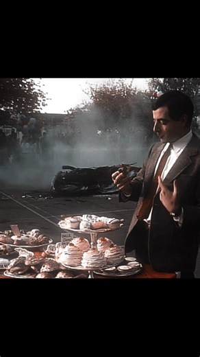 Behind the comedy, there was silence after the crash. 🚗💭#MrBean#MrBeanSad#CarCrashScene#ViralEdit#4k