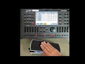 Ketron SD90 Using a Midi Expression Pedal to Control any of the 4 main voices