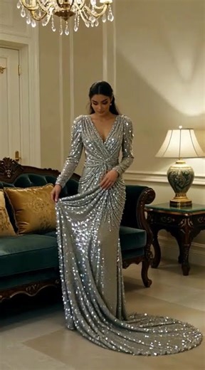 ASMR: a sequin dress being tapped erotically on various surfaces