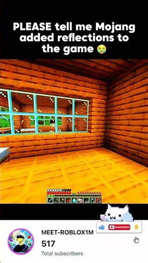 MOJANG YOU GO NO SCARE ME 😳 ￼😱 minecraft #minecraftshorts #minecrafthorror