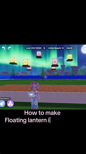 Easy way to make floating lantern in Heartopia #heartopia #floatinglantern #games #fyp #mobile