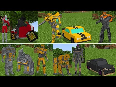 TRANSFORMERS: RISE OF THE BEASTS || Addon de Transformers COMPLETO para Minecraft PE