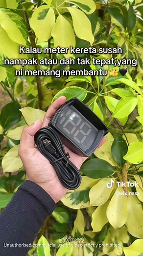 Speedometer GPS untuk Kereta — Paparan Besar, Siang & Malam Jelas