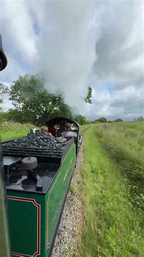 Let's go for a steam train ride 🚂 #steam #steamengine #trainspotting #railway #train #loco