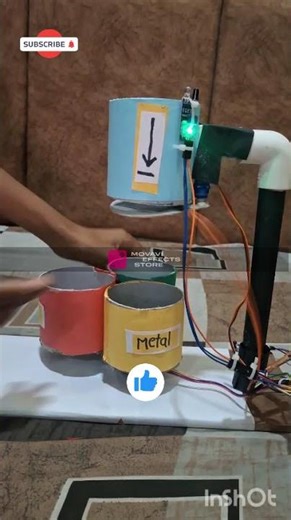 Arduino Waste Material Sorter ♻️ | Smart Recycling Project #trending #diy #presencesenso #viralvideo