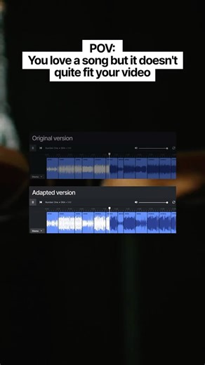 Epidemic Sound on Instagram: "Want more beats? More hype? Use our Adapt tool to make any to make your edits totally unique 🤌"