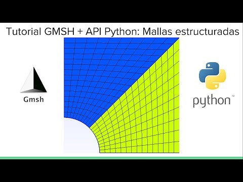 3. Tutorial GMSH + Python: Crear malla de elementos finitos estructurada
