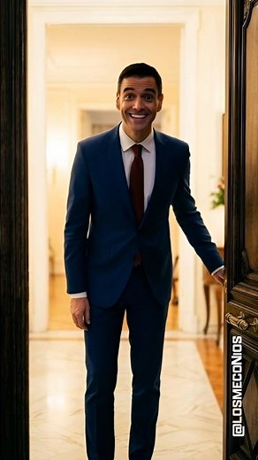 Papá Noel visita a Pedro Sánchez en la Moncloa | Feliz Navidad | Los Meconios