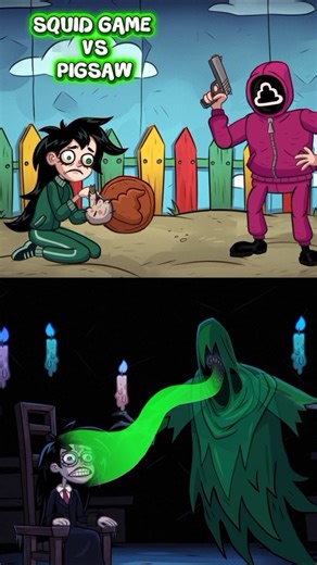 Stupidella Horror Video Gameplay : SquidGame VS Pigsaw : Win or Fail?! SCP-173 Peanut The Sculpture