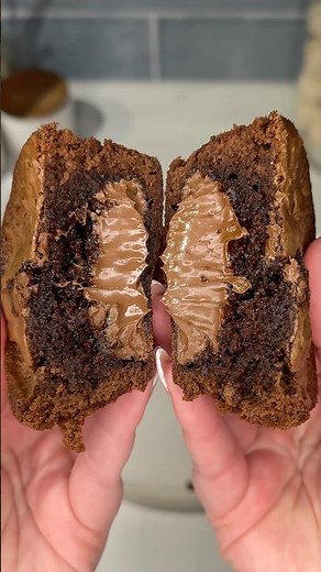 viral nutella stuffed brownies recipe 🍫 #shorts #recipe #dessert #chocolate #nutella #brownie #food