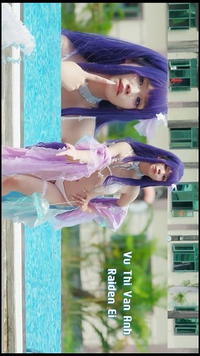 What are the cosplays like at a Cosplay Pool Party at Hanoi, Vietnam? #cosplay #valorant #summer | Nguyễn Dũng