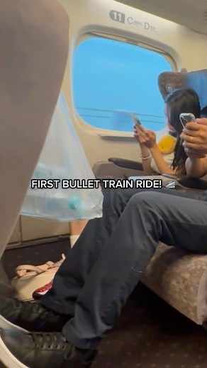🚄 POV: FIRST ride on Japan's Shinkansen Bullet Train 🇯🇵 Can You Spot Mt. Fuji? 👀🇯🇵