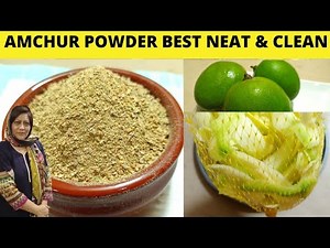 Amchur Powder Recipe - Amchoor Powder Neat And Clean At Home - Sajida Food Secrets