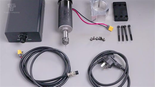 Twotrees Hot Selling Custom 500 Watt Woodworking Double Spindle Modulers 110v 220v with air Pump for Ttc450 Cnc Router Small