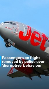 Two passengers were escorted off a plane by police after a Jet2 flight from Edinburgh was diverted to Germany. The aircraft was bound for Dalaman in Turkey before the pilot made an emergency landing in Cologne on October 8 due to “disruptive passenger behaviour”. German officers then boarded flight LS781 and offloaded two passengers from the craft. #stvnews #scotland #jet2 | STV News