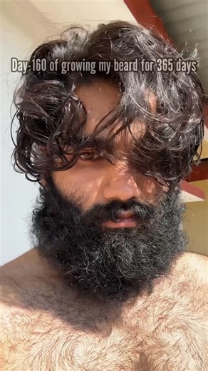 ᴀɴꜱʜ ᴅᴏɢʀᴀ | ᴛʜᴇ ʙᴇᴀʀᴅ ɢᴜʏ on Instagram: "Beard Growth Day-160/365 Today's Beard Growth: 0.6mm Total Beard Growth: 99.2mm Follow along my journey of growing my beard for a whole year 205 days more to go"