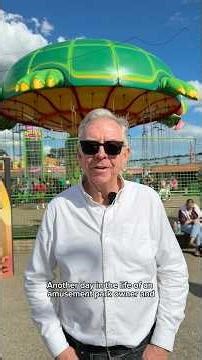 A day in the life of an amusement park owner! 🎢 #southendonsea #essex #amusementpark