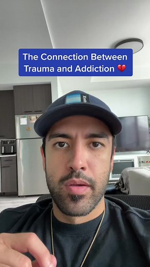 The link between trauma and addiction explained. Do you struggle with alcohol? This journey calls you to look deep inside yourself and begin your healing process #stopdrinking #quitdrinking #alcoholism #sobercoach #traumaresponse #traumatok #traumahealing #addictionawareness