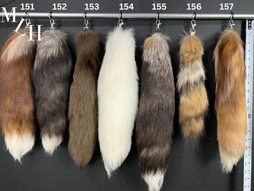 Real Fox Tails Keychain Large Authentic Fox Tails Fur Accessory for Unique Style - Etsy