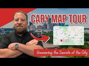 Exploring Cary North Carolina | An EPIC Virtual Map Tour Of Cary North Carolina