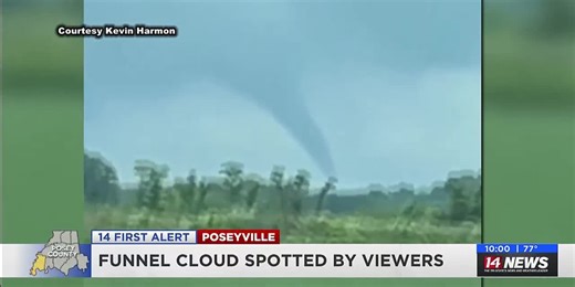 ‘Tornado’ spotted over Poseyville actually funnel cloud; Here’s how to spot the difference