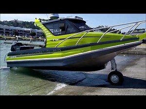 Profile Boats 735H Platinum Amphibious Tectrax Mercury Verado 300hp V8 Wheels
