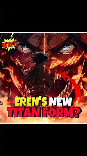 Eren's Craziest Titan Form in Attack on Titan! 😱🔥 #aot #shorts