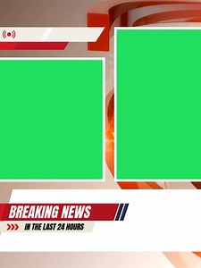 Breaking News Green Screen Template for Video Production