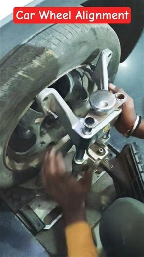 Car Wheel Alignment #automobile #mechanic