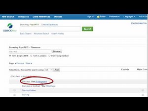 Using Controlled Vocabulary