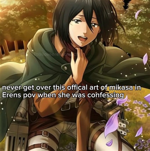Mikasa's Divine Presence in Eren's Eyes