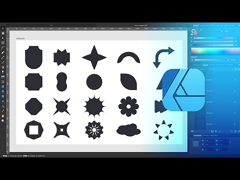 How to Add More Vector Shapes to Your Affinity Designer - Free Download Included