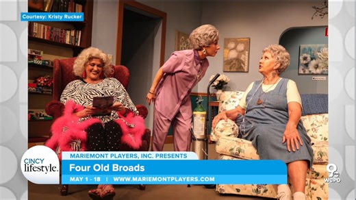 What happens when four sassy seniors take on mystery and mayhem? Four Old Broads brings the fun to Mariemont Players. Performances run May 1-18, 2025. Get your tickets at mariemontplayers.com | Cincy Lifestyle