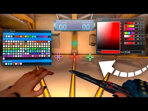 ¡Cómo CAMBIAR el color de tu MIRA a CUALQUIER COLOR en VALORANT! FUNCIONA 100%