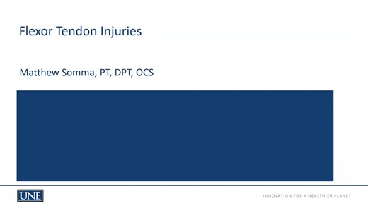 Flexor Tendon Disorders